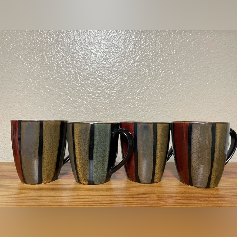 Sango, 4 Tempo Black Mugs
